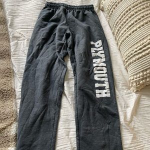plymouth wide leg sweatpants